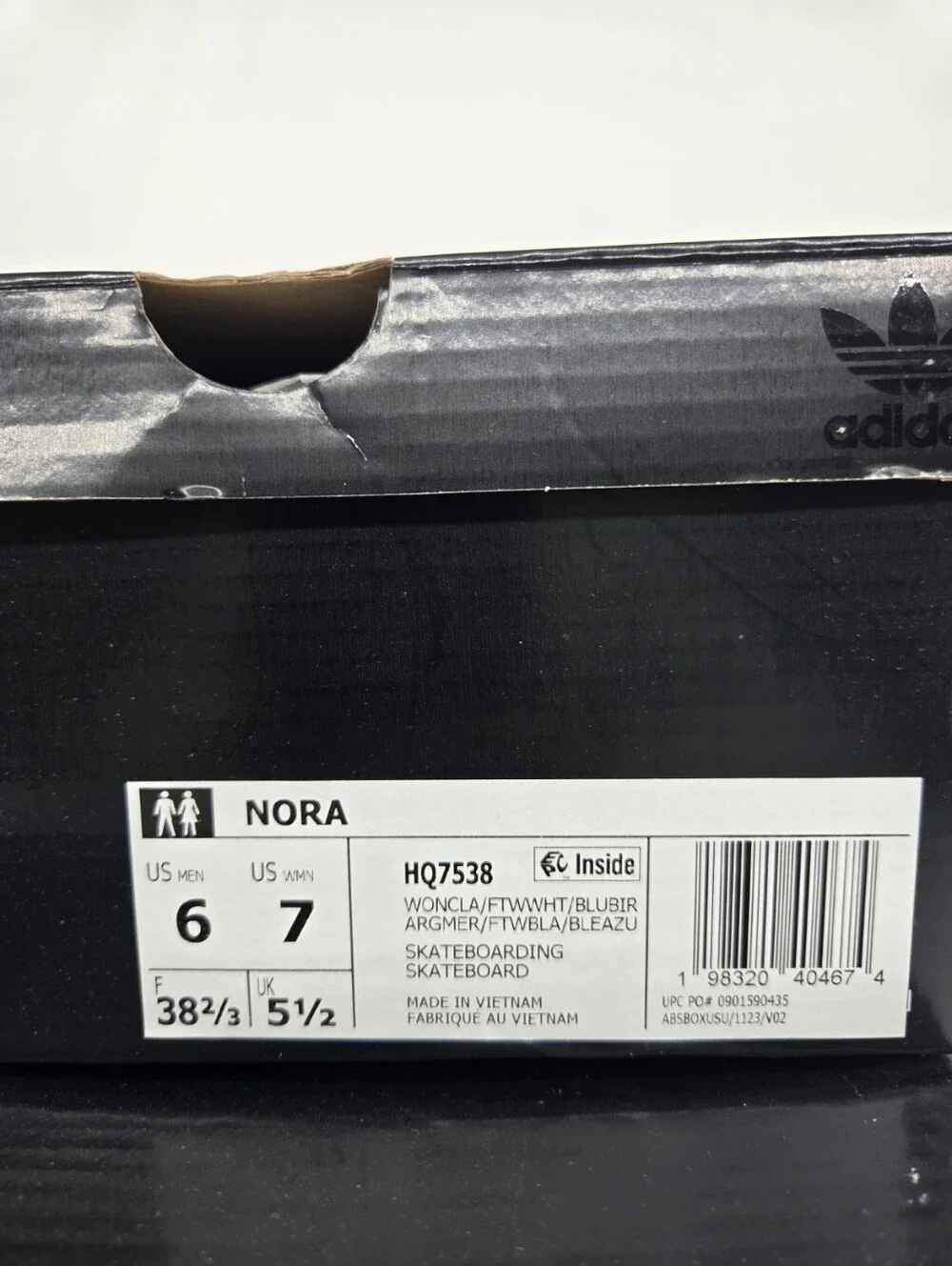 adidas Men's Nora HQ7538 Wonder Clay Cloud White Shoes Size 6